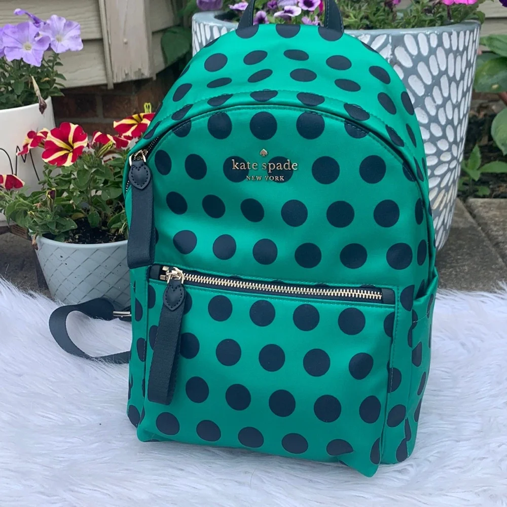 Nwt kate spade Chelsea delightful dot medium backpack